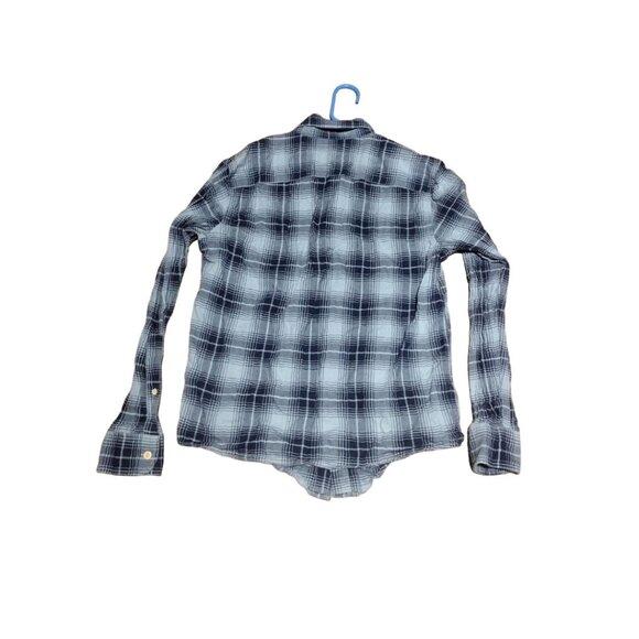 Abercrombie & Fitch Men's Small Long Sleeve Button Down Shirt Blue Plaid - Picture 6 of 6